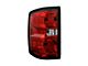 OEM Style Non-Accent Tail Light; Black Housing; Red/Clear Lens; Driver Side (16-19 Sierra 3500 HD DRW w/ Factory Halogen Tail Lights)