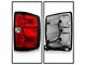 OEM Style Non-Accent Tail Light; Black Housing; Red/Clear Lens; Passenger Side (16-19 Sierra 3500 HD DRW w/ Factory Halogen Tail Lights)