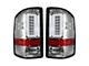 OLED Tail Lights; Chrome Housing; Clear Lens (16-19 Sierra 3500 HD SRW w/ Factory LED Tail Lights)