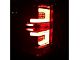 OLED Tail Lights; Chrome Housing; Red Lens (15-19 Sierra 3500 DRW w/ Factory LED Tail Lights)