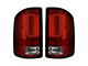 OLED Tail Lights; Chrome Housing; Red Lens (16-19 Sierra 3500 HD SRW w/ Factory LED Tail Lights)
