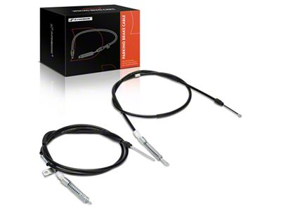 Parking Brake Cables; Rear (09-11 Sierra 3500 HD Regular Cab)