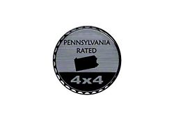 Pennsylvania Rated Badge (Universal; Some Adaptation May Be Required)