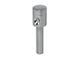 Piston Style Door Lock Knobs; Chrome (Universal; Some Adaptation May Be Required)