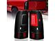 Plank Style LED Tail Lights; Black Housing; Smoked Lens (01-06 Sierra 3500 HD SRW)