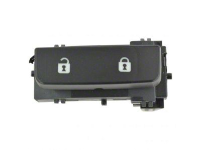 Power Door Lock Switch; Driver Side (07-14 Sierra 3500 HD w/o Power Folding Mirrors)