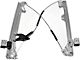 Power Window Regulator Only; Rear Passenger Side (07-14 Sierra 3500 HD Crew Cab)