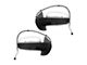 Powered Heated Manual Folding Mirrors; Chrome (07-10 Sierra 3500 HD)