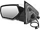 Powered Heated Towing Mirror; Driver Side; Chrome (15-19 Sierra 3500 HD)