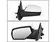 Powered Heated Towing Mirror; Driver Side; Chrome (15-19 Sierra 3500 HD)