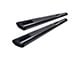 Premier 6 Oval Nerf Side Step Bars with Mounting Kit; Black (15-19 Sierra 3500 HD Regular Cab)