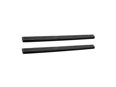 Premier 6 Oval Nerf Side Step Bars with Mounting Kit; Black (07-14 Sierra 3500 HD Extended Cab)