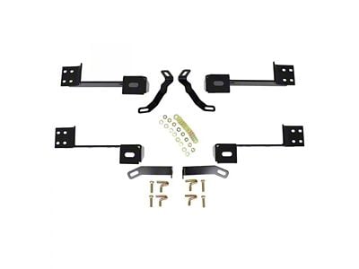 Premier Oval Side Step Bar Mounting Kit (07-14 Sierra 3500 HD Regular Cab, Extended Cab)