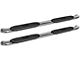 Pro Traxx 4-Inch Oval Side Step Bars; Stainless Steel (15-19 Sierra 3500 HD Crew Cab)