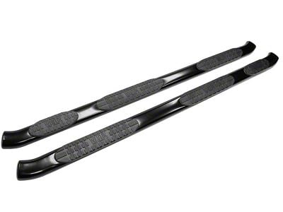 Westin Pro Traxx 5-Inch Wheel-to-Wheel Oval Side Step Bars; Black (07-19 Sierra 3500 HD Extended/Double Cab SRW w/ 8-Foot Long Box)