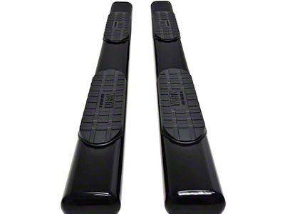 Pro Traxx 6-Inch Oval Side Step Bars; Black (20-24 Sierra 3500 HD Crew Cab)