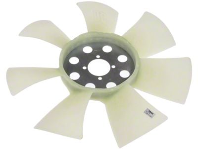 Radiator Clutch Fan Blade; Plastic (11-22 Sierra 3500 HD)