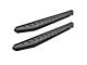 Go Rhino RB20 Running Boards with Drop Steps; Protective Bedliner Coating (20-24 Sierra 3500 HD Double Cab)
