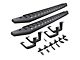 Go Rhino RB20 Running Boards with Drop Steps; Textured Black (20-24 Sierra 3500 HD Double Cab)