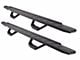 Go Rhino RB30 Running Boards with Drop Steps; Textured Black (15-19 6.6L Duramax Sierra 3500 HD Double Cab)