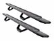 Go Rhino RB30 Running Boards with Drop Steps; Textured Black (15-19 6.6L Duramax Sierra 3500 HD Crew Cab)