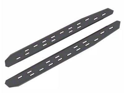 Go Rhino RB30 Slim Line Running Boards; Textured Black (15-19 6.0L Sierra 3500 HD Double Cab)