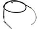 Rear Parking Brake Cable; Driver Side (09-11 Sierra 3500 HD Extended Cab, Crew Cab)
