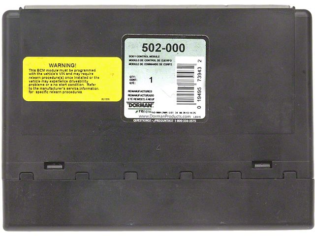 Remanufactured Body Control Module (07-11 Sierra 3500 HD)