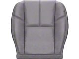 Replacement Bottom Seat Cover; Driver Side; Dark Titanium/Gray Vinyl (07-14 Sierra 3500 HD)