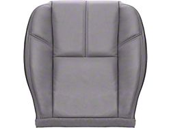 Replacement Bottom Seat Cover; Driver Side; Dark Titanium/Gray Vinyl (07-14 Sierra 3500 HD)