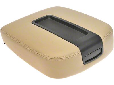 Replacement Center Console Lid; Cashmere (07-14 Sierra 3500 HD)