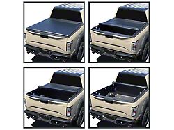 Roll Up Tonneau Cover; Black (20-24 Sierra 3500 HD w/ 6.90-Foot Standard Box)