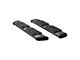 Regal 7-Inch Oval Side Step Bars; Textured Black (07-13 Sierra 3500 HD Extended Cab)