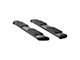 Regal 7-Inch Oval Side Step Bars; Rocker Mount; Textured Black (07-14 6.0L Sierra 3500 HD Crew Cab)