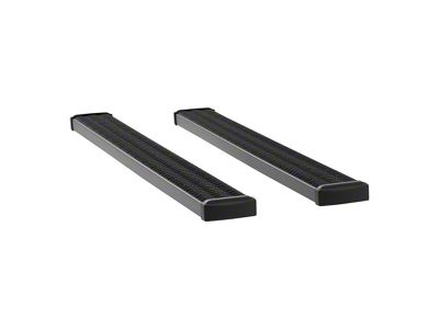 Grip Step 7-Inch Running Boards; Body Mount; Textured Black (07-13 Sierra 3500 HD Extended Cab)