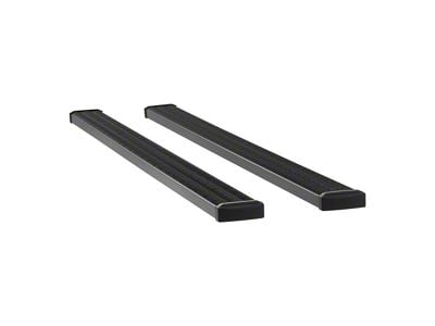 Grip Step 7-Inch Wheel-to-Wheel Running Boards; Textured Black (07-14 6.0L Sierra 3500 HD Extended Cab w/ 8-Foot Long Box, Crew Cab w/ 6.50-Foot Standard Box)