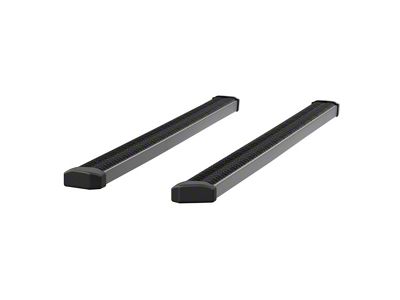 SlimGrip 5-Inch Running Boards without Mounting Brackets; Textured Black (07-18 6.6L Duramax Sierra 3500 HD Extended/Double Cab; 20-24 Sierra 3500 HD Crew Cab)