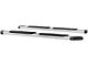 Regal 7-Inch Oval Side Step Bars; Rocker Mount; Polished Stainless (15-18 6.0L Sierra 3500 HD Double Cab)