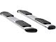 Regal 7-Inch Wheel-to-Wheel Oval Side Step Bars; Body Mount; Polished Stainless (07-14 Sierra 3500 HD Regular Cab w/ 8-Foot Long Box)