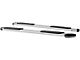 Regal 7-Inch Wheel-to-Wheel Oval Side Step Bars; Polished Stainless (15-18 Sierra 3500 HD Regular Cab w/ 8-Foot Long Box)