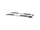 Regal 7-Inch Wheel-to-Wheel Oval Side Step Bars; Polished Stainless (07-18 6.0L Sierra 3500 HD Regular Cab w/ 8-Foot Long Box)