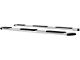 Regal 7-Inch Wheel-to-Wheel Oval Side Step Bars; Polished Stainless (11-14 6.0L Sierra 3500 HD Crew Cab w/ 6.50-Foot Standard Box)