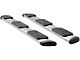 Regal 7-Inch Wheel-to-Wheel Oval Side Step Bars; Rocker Mount; Polished Stainless (15-19 6.0L Sierra 3500 HD Crew Cab w/ 6.50-Foot Standard Box)