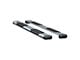 O-Mega II 6-Inch Oval Side Step Bars without Mounting Brackets; Silver (07-24 6.0L Sierra 3500 HD Extended/Double Cab)