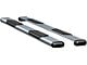 O-Mega II 6-Inch Wheel-to-Wheel Oval Side Step Bars; Body Mount; Silver (07-14 Sierra 3500 HD Regular Cab w/ 8-Foot Long Box)