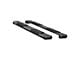 O-Mega II 6-Inch Oval Side Step Bars without Mounting Brackets; Textured Black (07-24 6.0L Sierra 3500 HD Extended/Double Cab)