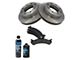 Semi-Metallic 8-Lug Brake Rotor and Pad Kit; Front (07-10 Sierra 3500 HD)