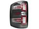 Sequential LED Tail Lights; Black Housing; Clear Lens (15-19 Sierra 3500 HD DRW)