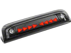 Sequential Triangle LED Third Brake Light; Black (15-19 Sierra 3500 HD)