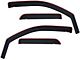 In-Channel Window Deflectors; Front and Rear; Smoke (15-19 Sierra 3500 HD Double Cab)